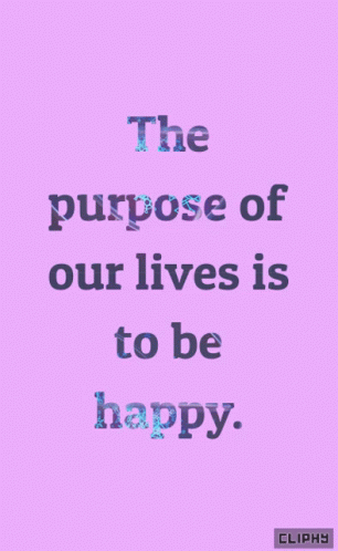The importance of happiness.