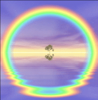 Rainbow Reflection Circle