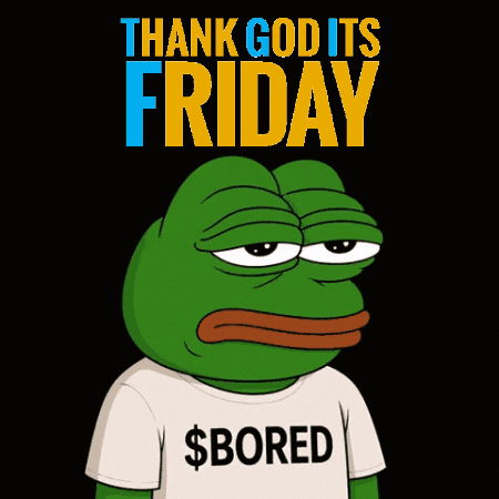 Happy FriYaY 'n Moonthly PEPE Power UP Day Man!