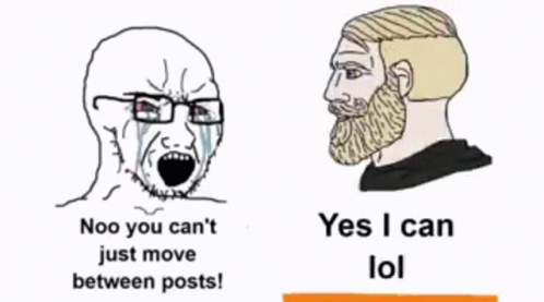 You can't ... I can