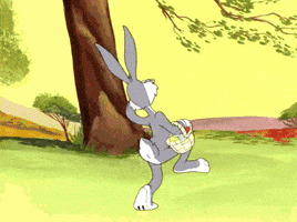 Easter Bunny Animation GIF by Lisa Vertudaches