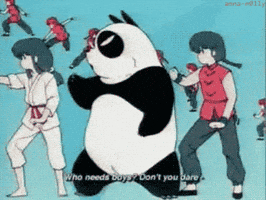 ranma 1/2 dancing GIF