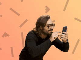 excited bird GIF
