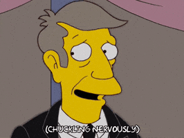 Scared Chewing Gum GIF