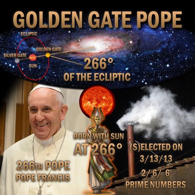 Pope Francis - The Golden Gate Pope. After telling you about the Golden  Gate in ... | PeakD