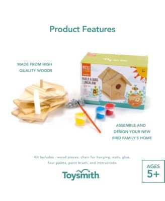 5 Toysmith Toysmith Build A Bird Bungalow (House) Craft Kit