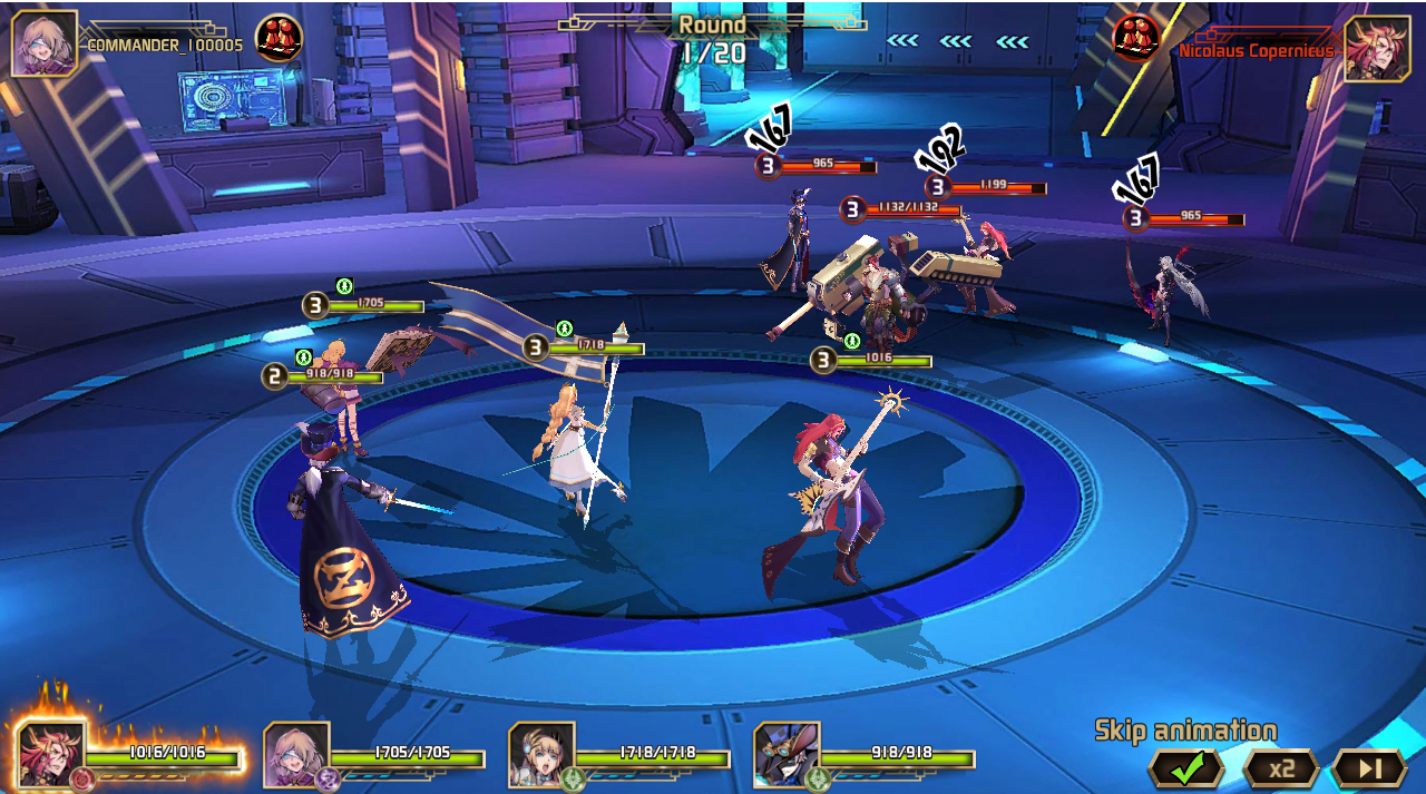 Typical battle in Defina