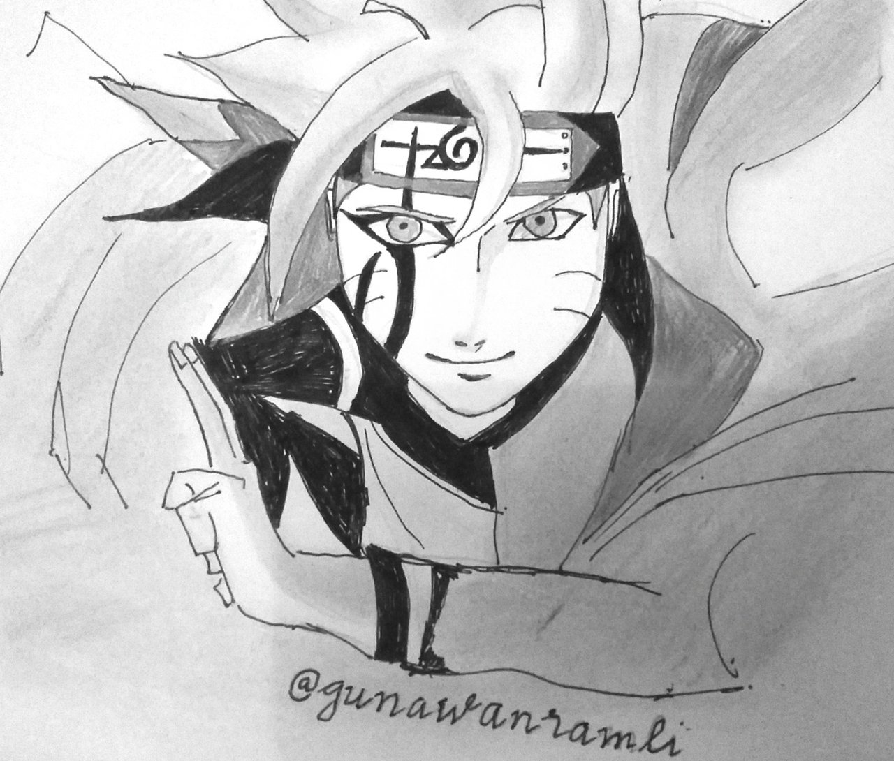 How to Draw Boruto Uzumaki from Naruto