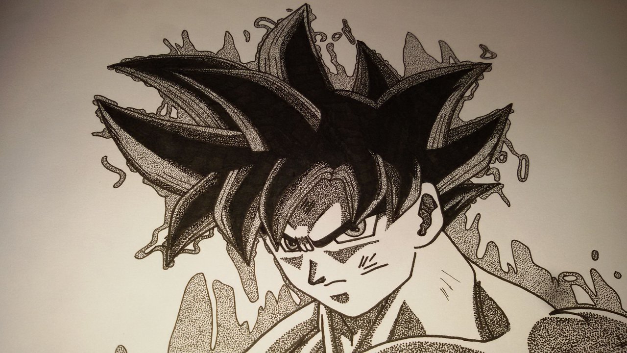 Goku ultra instinct sketch HD wallpapers  Pxfuel