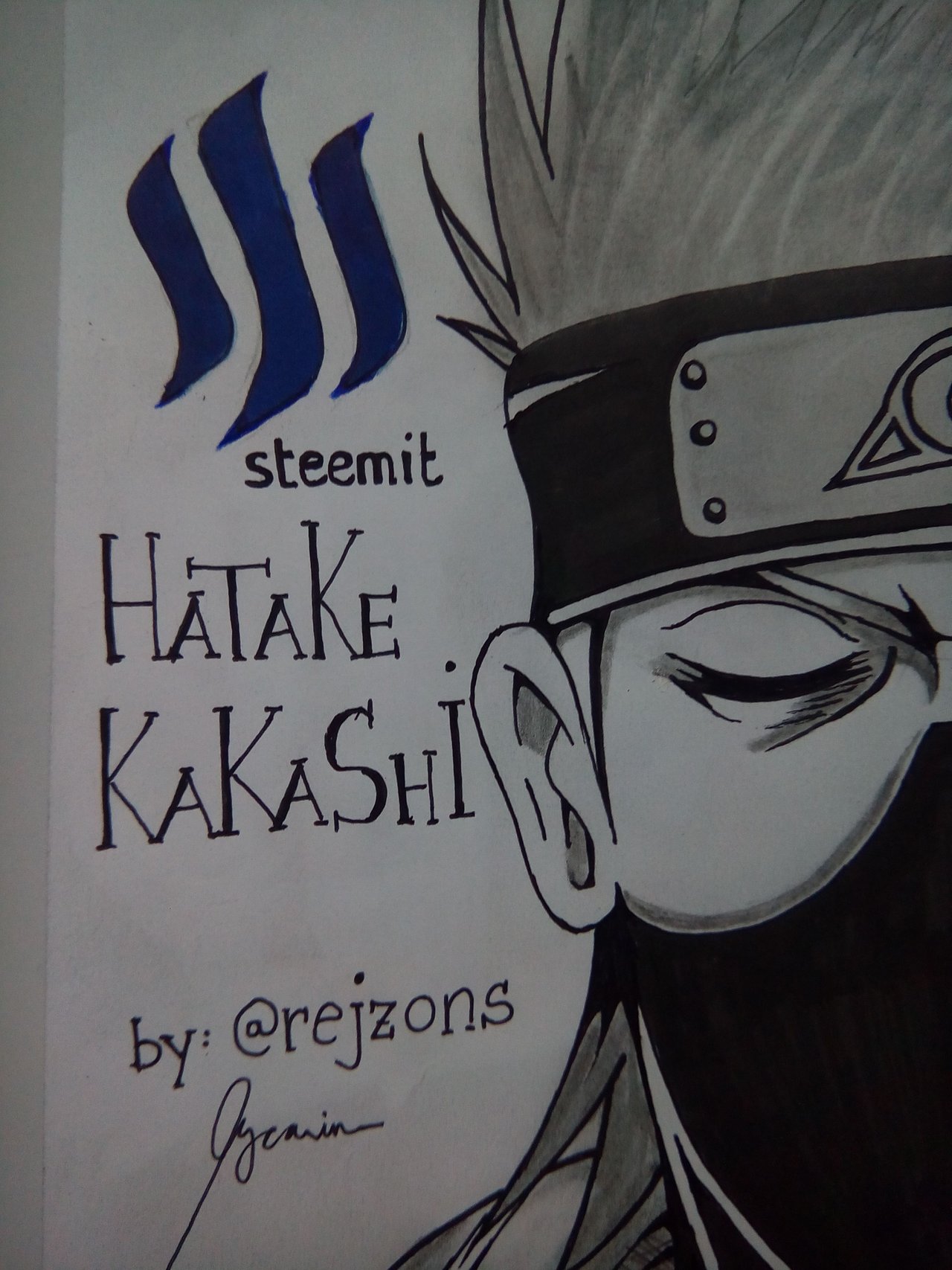 Hatake Kakashi, Sharingan; Naruto  Kakashi drawing, Naruto sketch