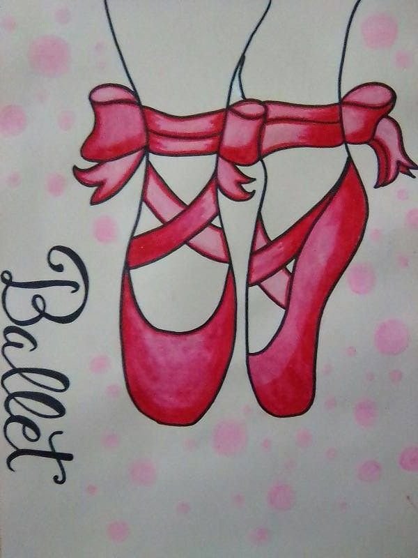 Mi dibujo: Zapatillas de Ballet | PeakD