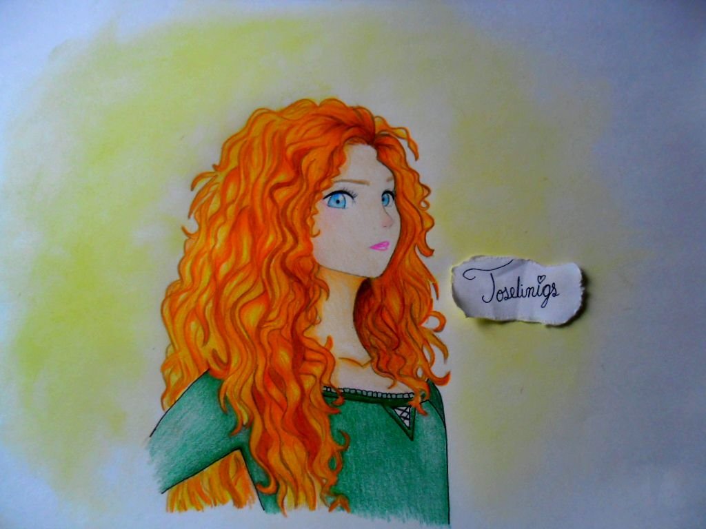 Dibujando Princesa Disney MERIDA 