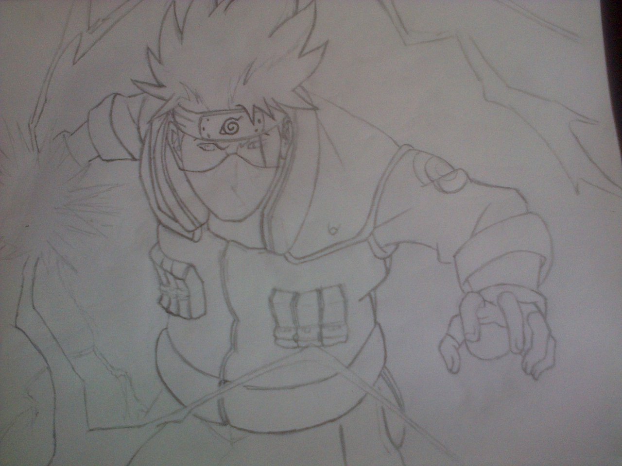 Anime ( Naruto) Kakashi Hatake - Drawing Art — Steemit