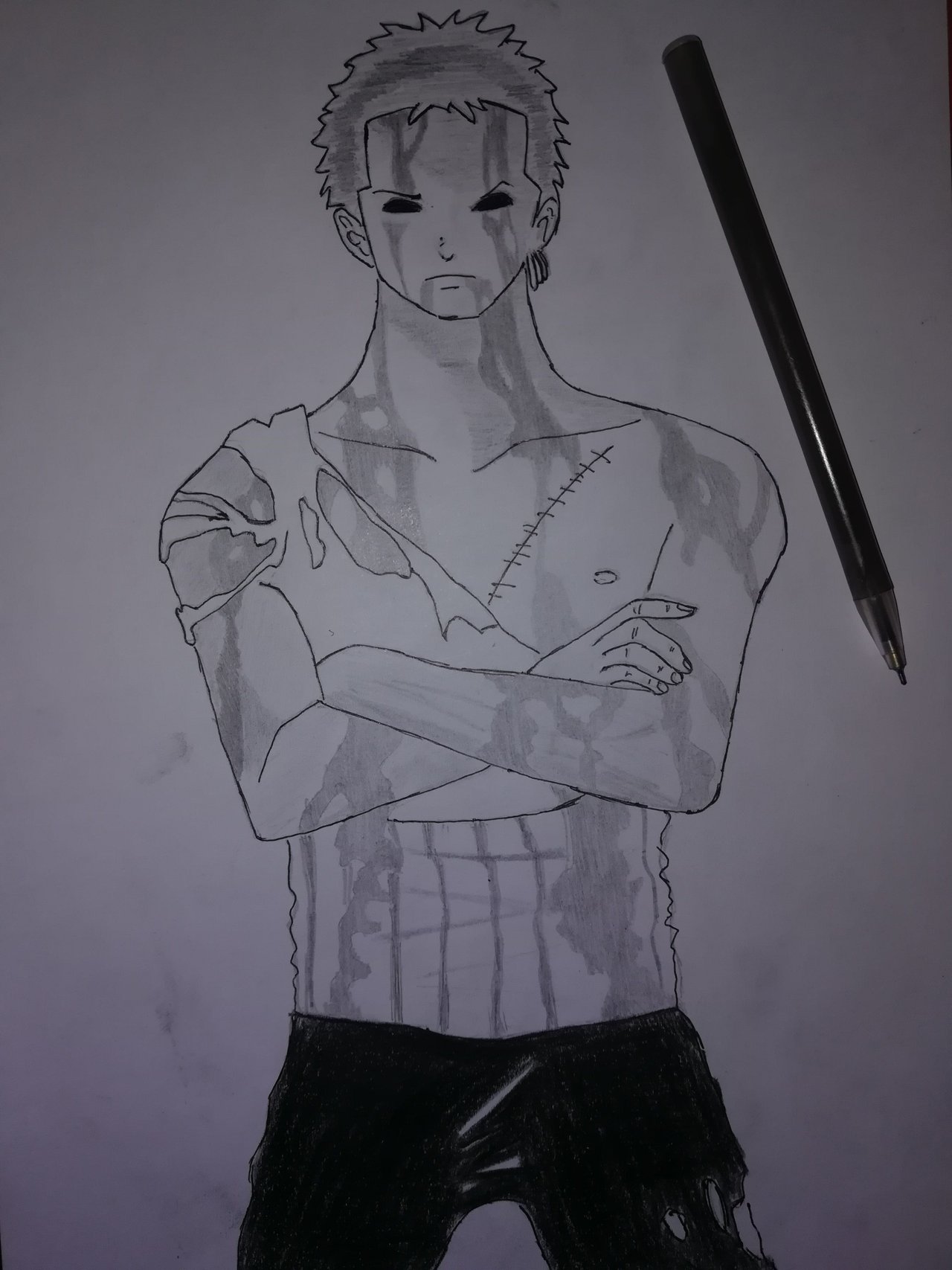 Anime Drawing Challenge One Piece Character Theme Entry 1 Roronoa Zoro Peakd