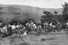 Czechoslovak soldiers in defence