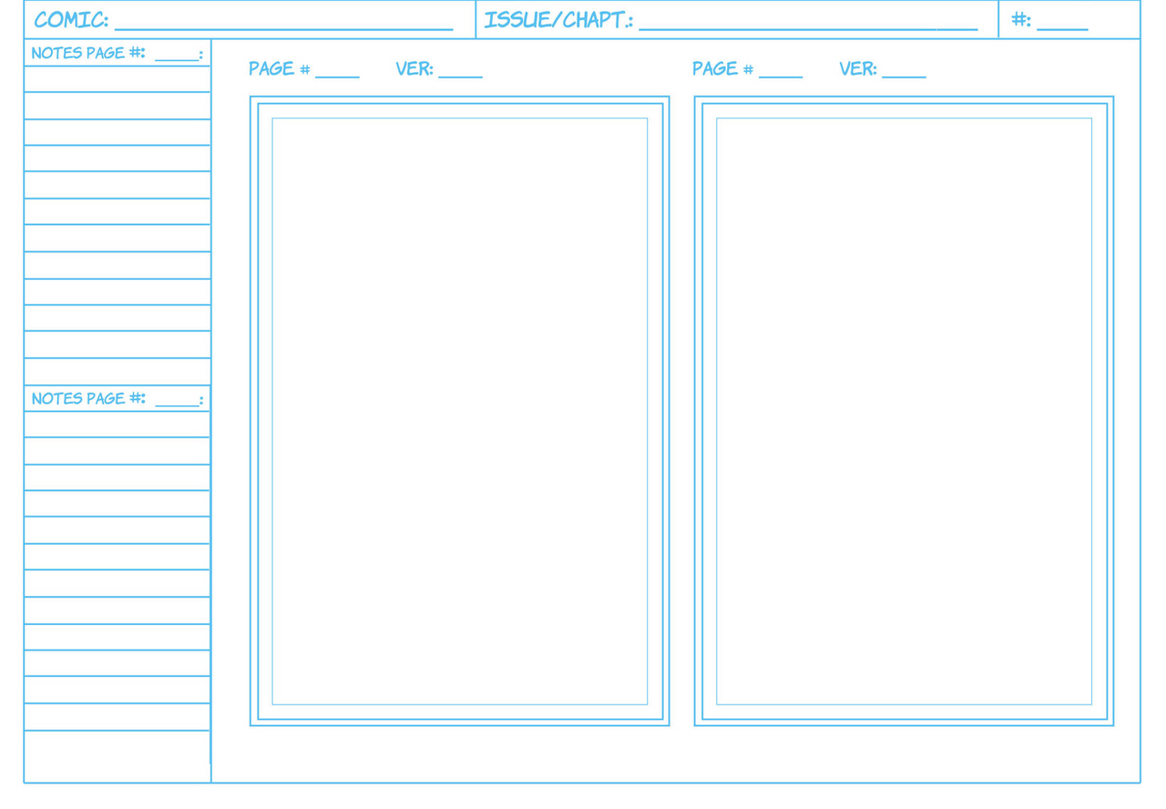 marvel comic page template