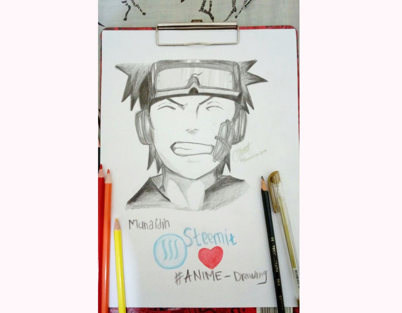 Drawing Anime - Naruto Uzumaki — Steemit