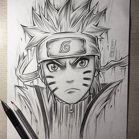 Drawing naruto step by step — Steemit