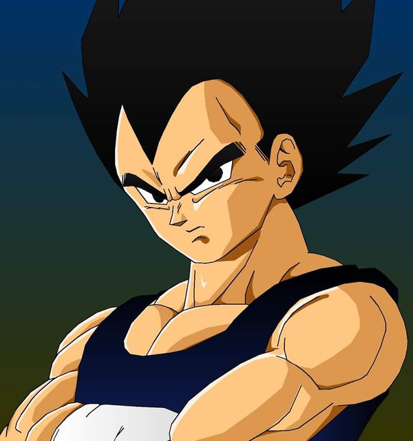 COMO DIBUJAR A VEGETA DE DRAGON BALL 