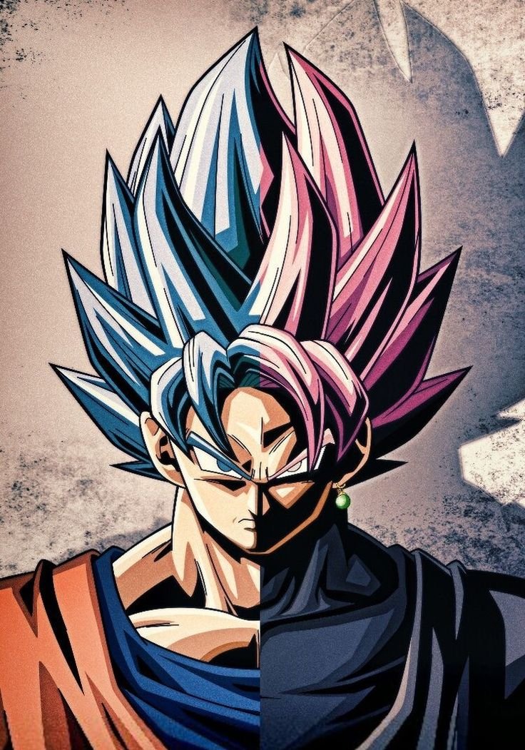 Dibujo - Goku ssj blu vs Black goku- Dragon ball super | PeakD