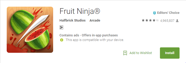 Fruit Ninja — Halfbrick Technical Support and Help Center