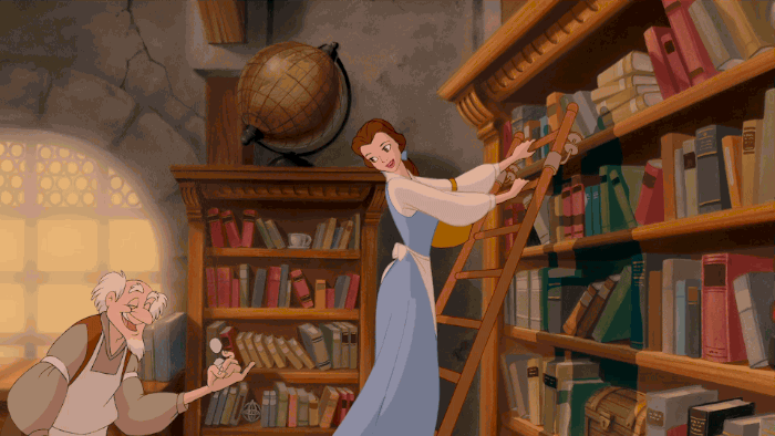 read beauty and the beast GIF by Disney-source.gif