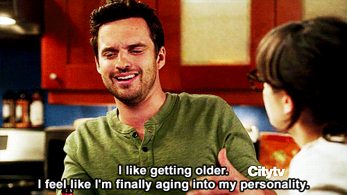 Nick Miller - Aging Into Personality.gif