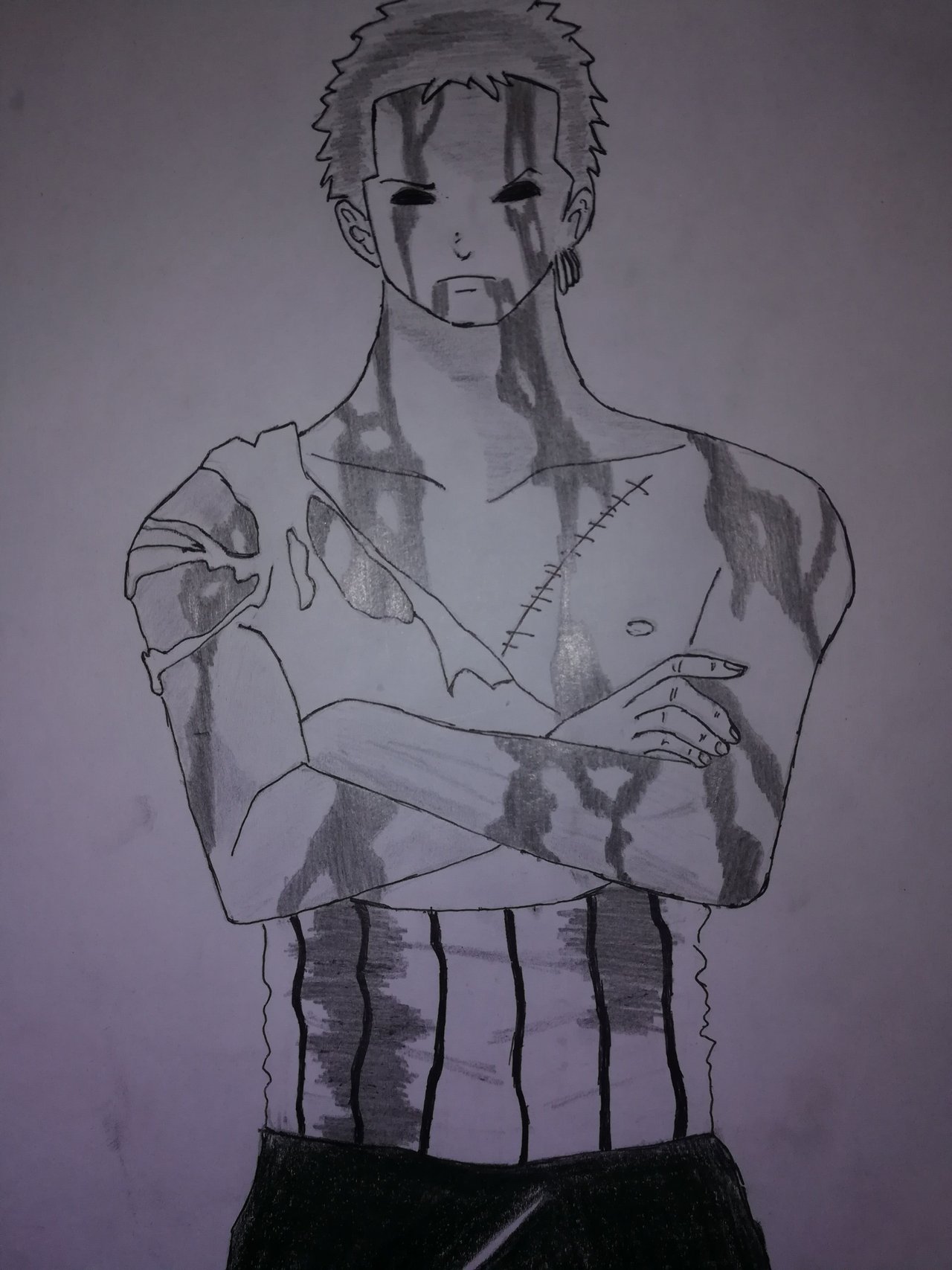 Anime Drawing Challenge One Piece Character Theme Entry 1 Roronoa Zoro Peakd