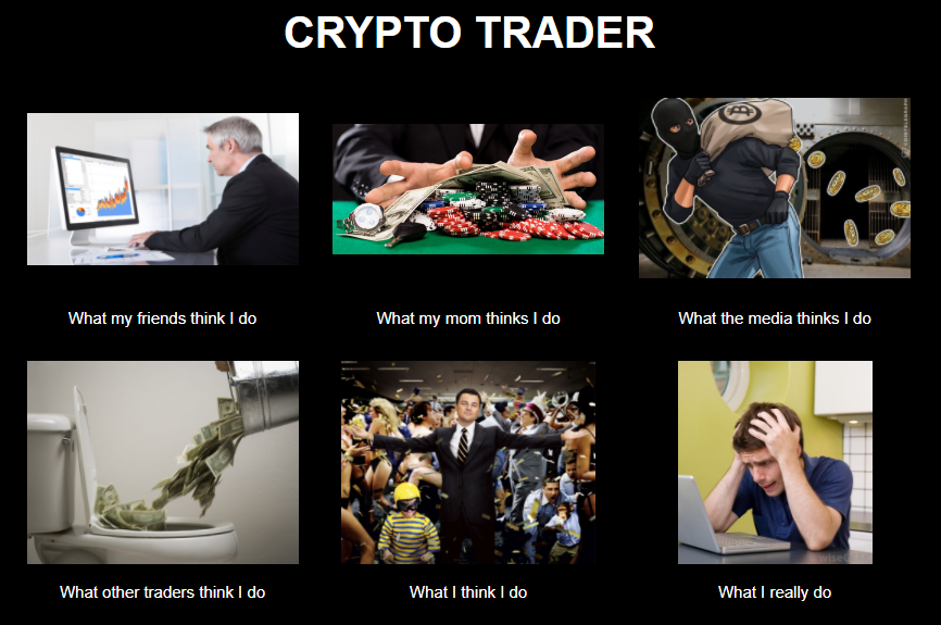 Life of cryptocurrency trader meme robo trader bitcoin funciona
