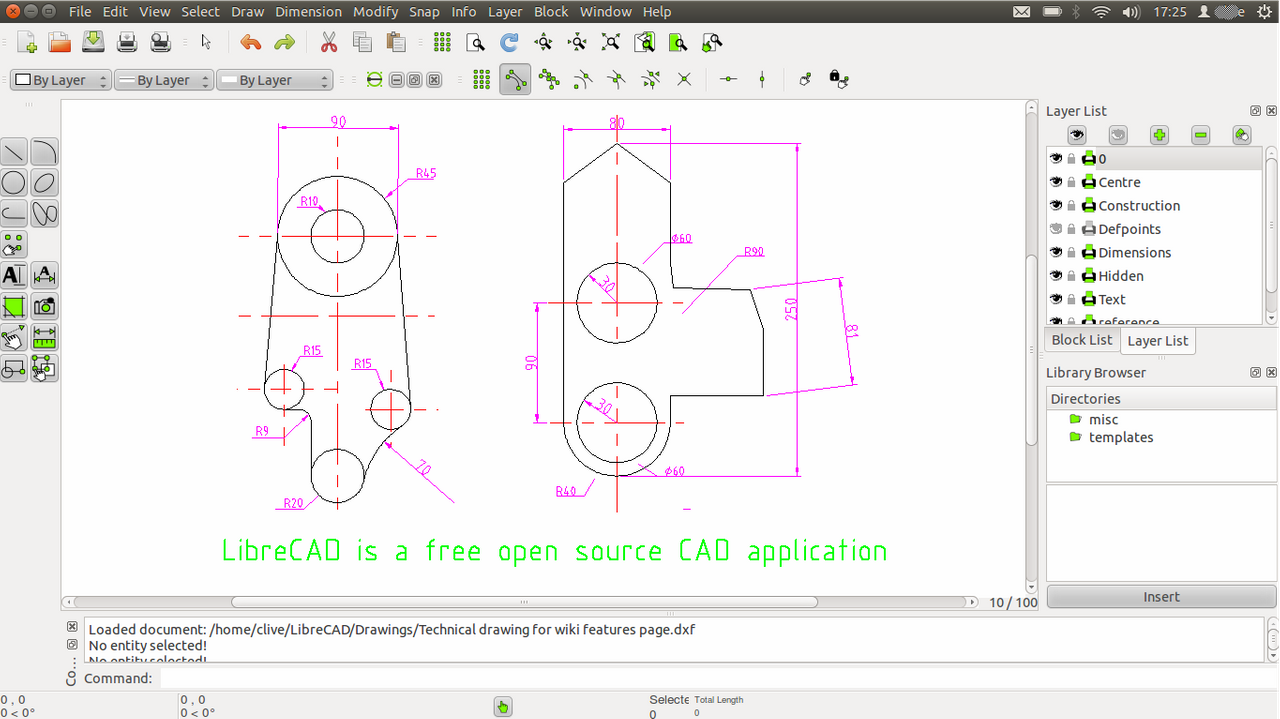 Troubleshooting - Librecad keeps adding blocks to block list