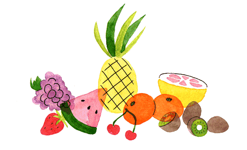 Variedad de frutas de temporada 