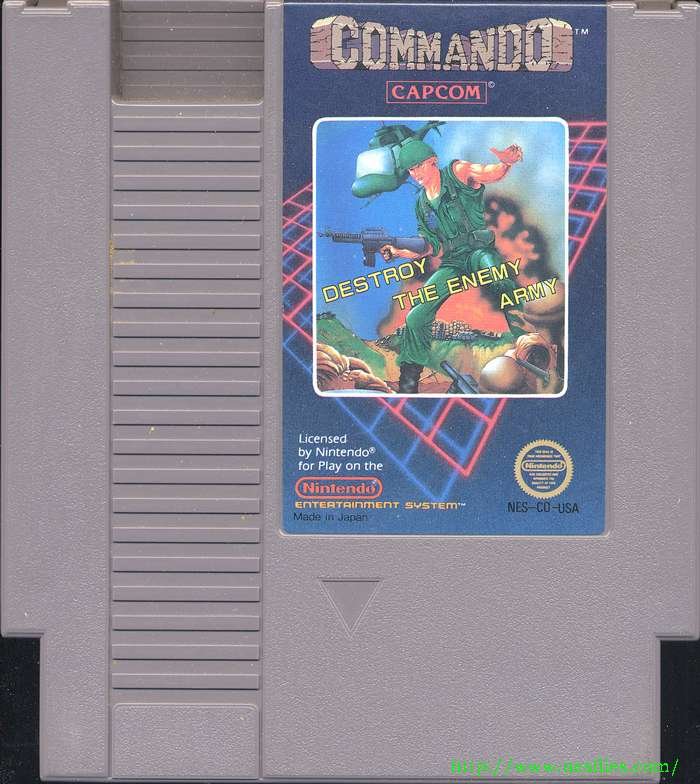 Commando sale nes game