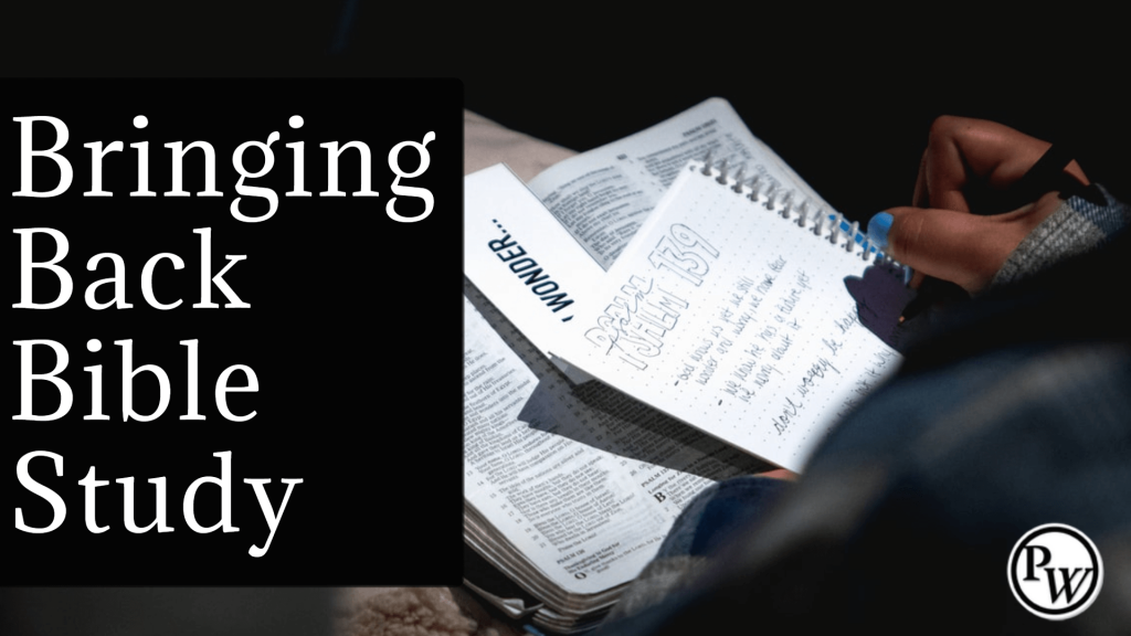 Bible Study for Preppers