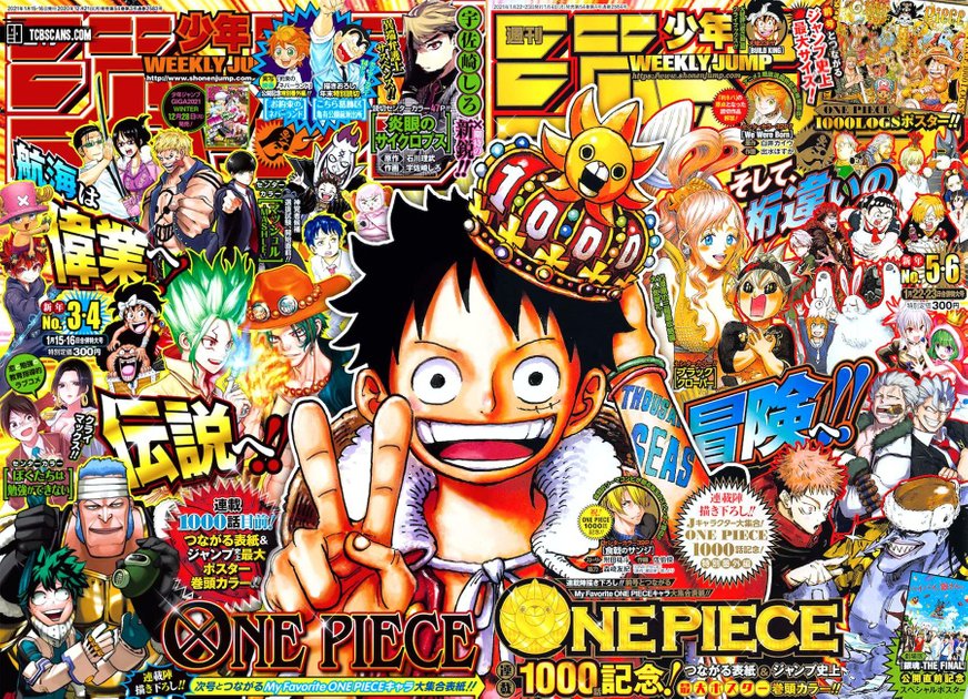 Shonen Jump on X: One Piece, Ch. 1,037: Legends clash as Luffy and Kaido's  thunderous battle continues! Read it FREE from the official source!    / X