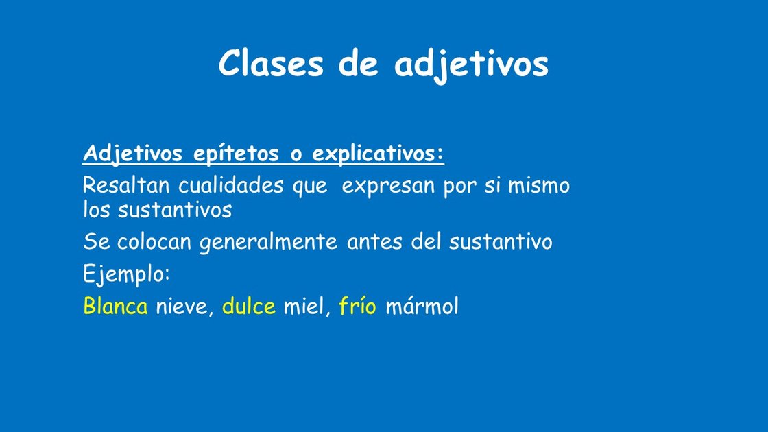 Adjetivos explicativos | PeakD