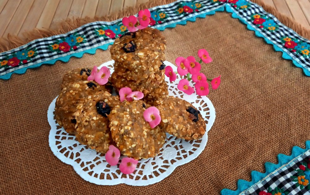 🥕💚🌸 Oatmeal, chia and carrot cookies | Galletas de avena, chía y ...