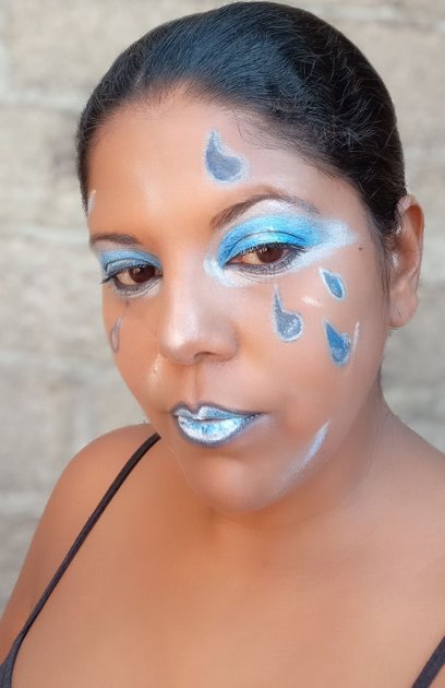  Esp-Eng] Maquillaje inspirado en el elemento agua💦 // Makeup inspired by the water element 💦