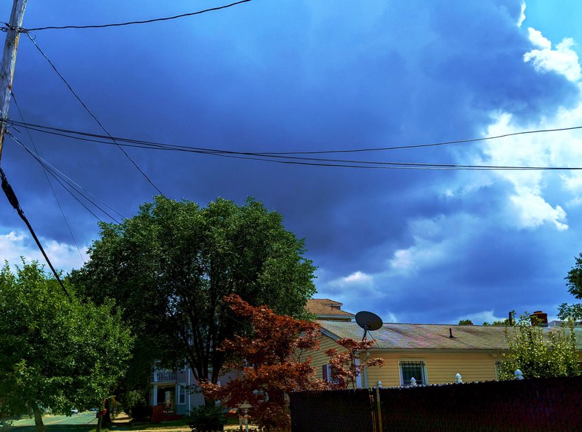 17 July 2022 - Streets of Providence under thunderstorm clouds — Hive