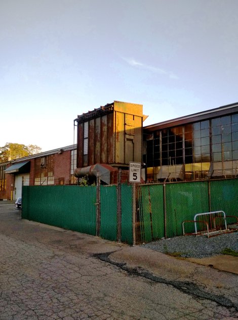 5 November 2020 - Industrial yards at sunset — Hive