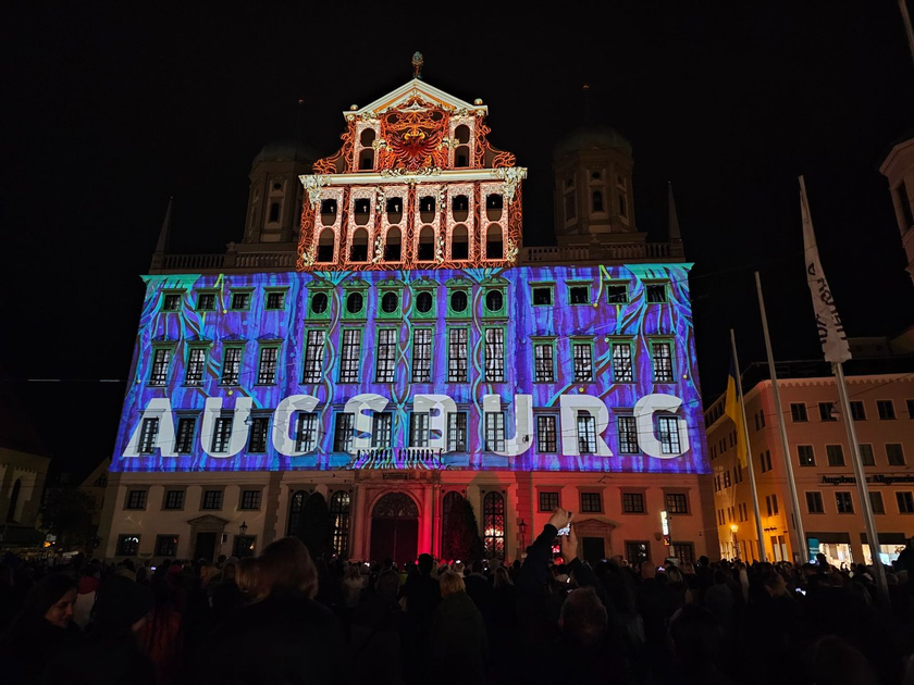 Augsburg Die lange Nacht der Lichter. PeakD