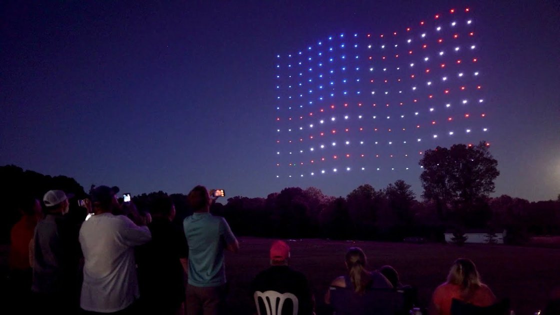 Drone shows on 4th of july instead of fireworks saves us from alot of