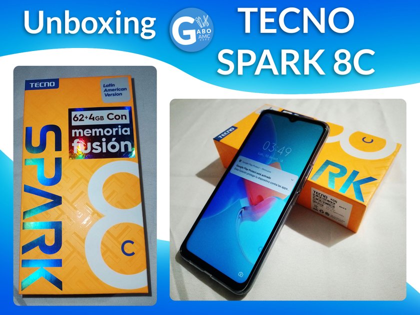 tecno spark 8c unboxing