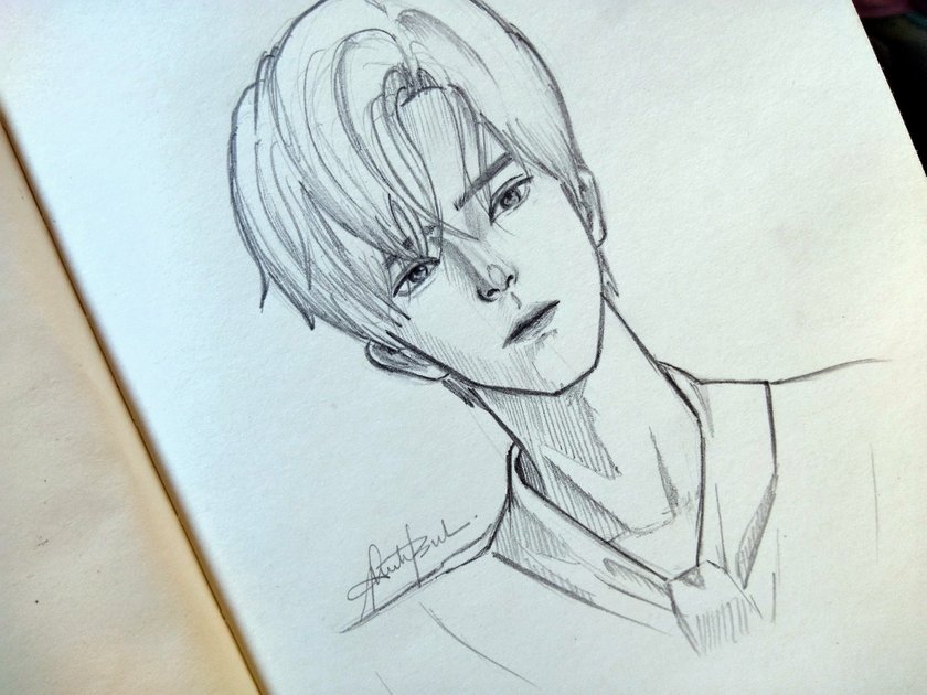 Quick Sketch #2: SUHO LEE from True Beauty | PeakD