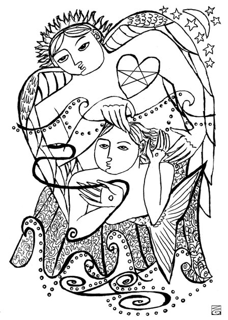 Simbi Sigil Auragraph for A Dude From Simbi Who Needs Some Naval Chakra Work - Use ...