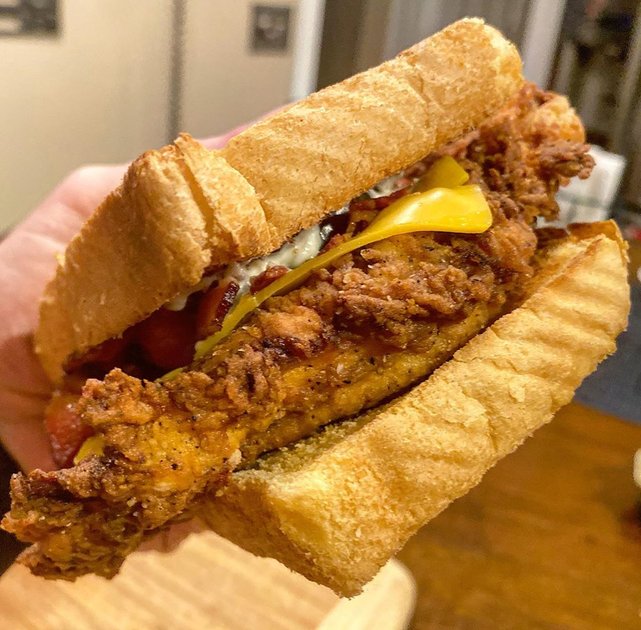 O.g. Chicken Sandwich From Liberty Rock Tavern - Milford, Connecticut 