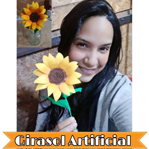 (Esp/Eng)Tutorial/¿Cómo hacer hermosos girasoles artificiales con foami?/Tutorial/How  to make beautiful artificial sunflowers with foami? | PeakD