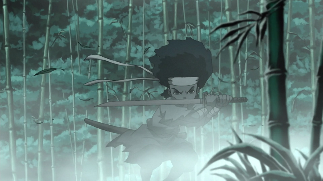 boondocks huey with sword