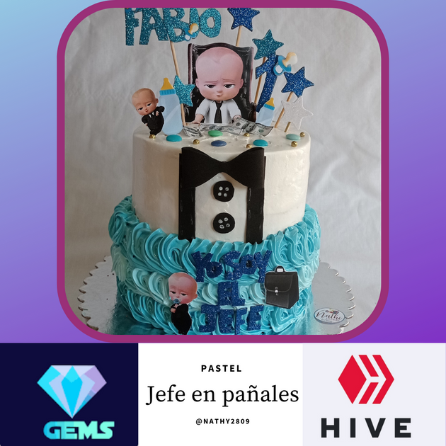 ENG-ESP] Decoremos un pastel 2 niveles con merengue y topper hechos de goma  eva./Let's decorate a 2 tier cake with meringue and topper made of eva  rubber. | PeakD