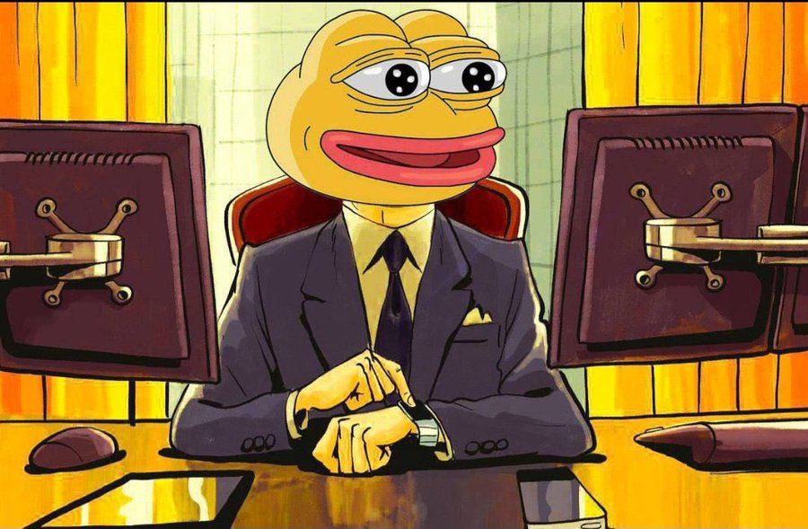 Pepe Meme P Pepe Looking Kind Of Yellow Or Gold Peakd