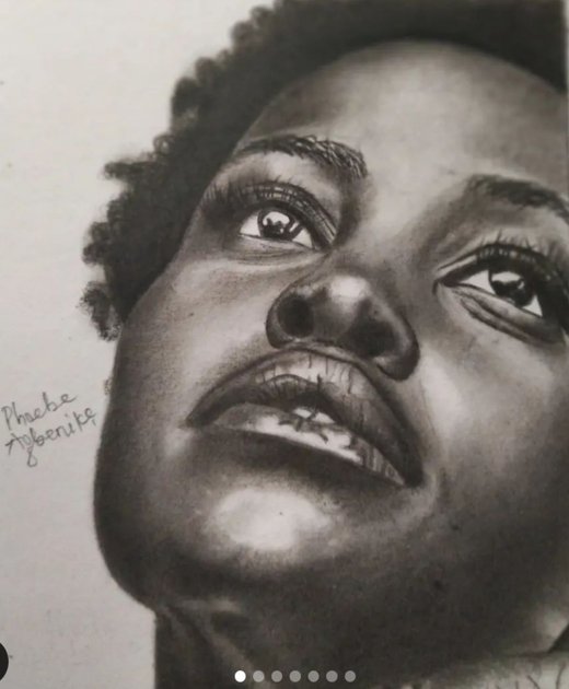 PENCIL DRAWING OF LUPITA NYONG'O | PeakD